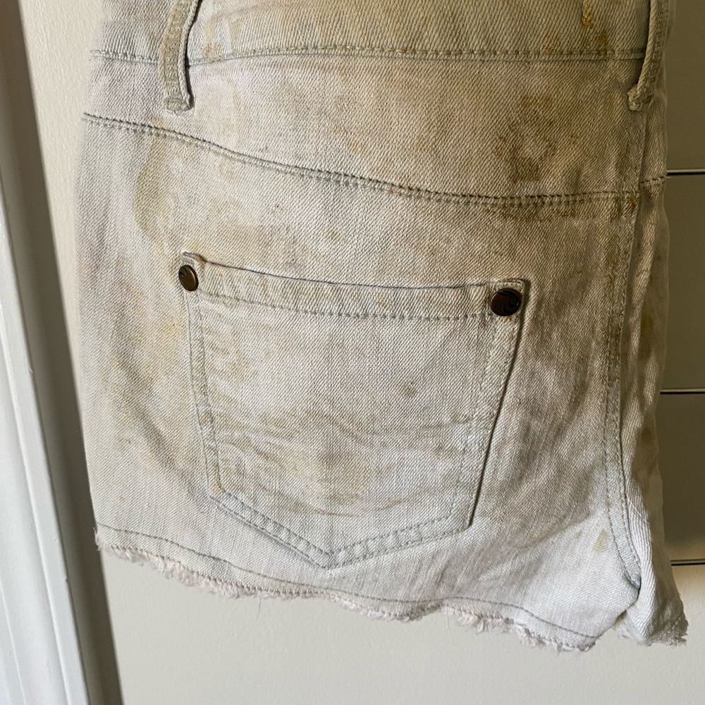 Light blue & gold shorts